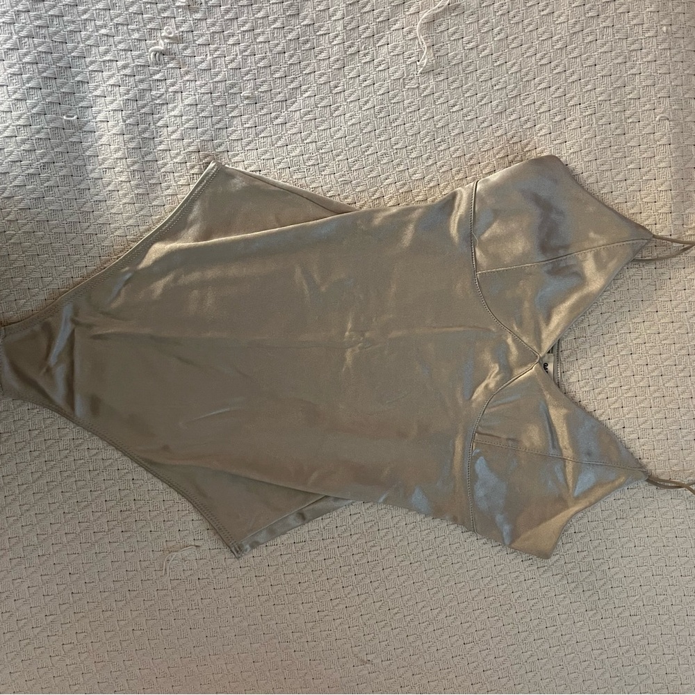 Sleek Metallic Bodysuit